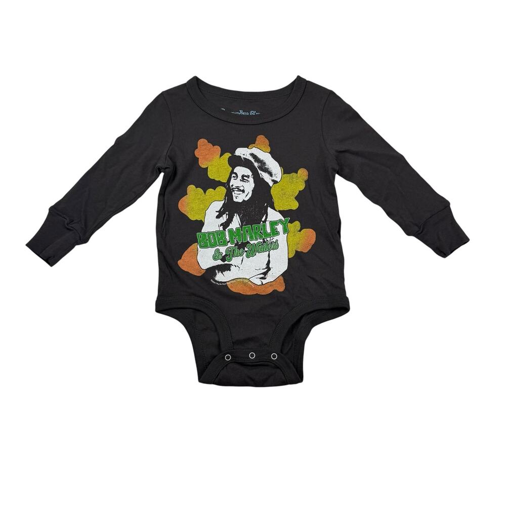 NWOT Rowdy Sprout Bob Marley Bodysuit Top, 3/6m